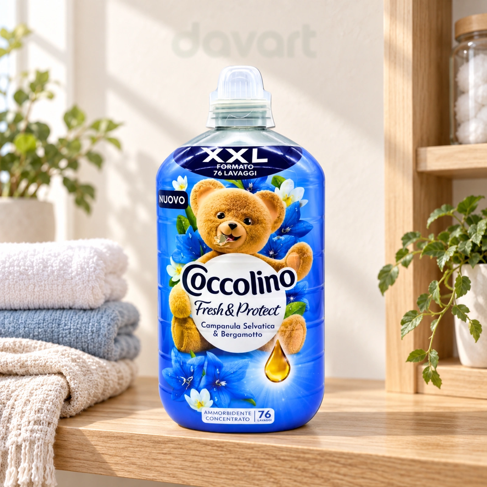 Coccolino Balsam Haine Campanula Selvatica & Bergamotto, 1.75 l, imagine de referință