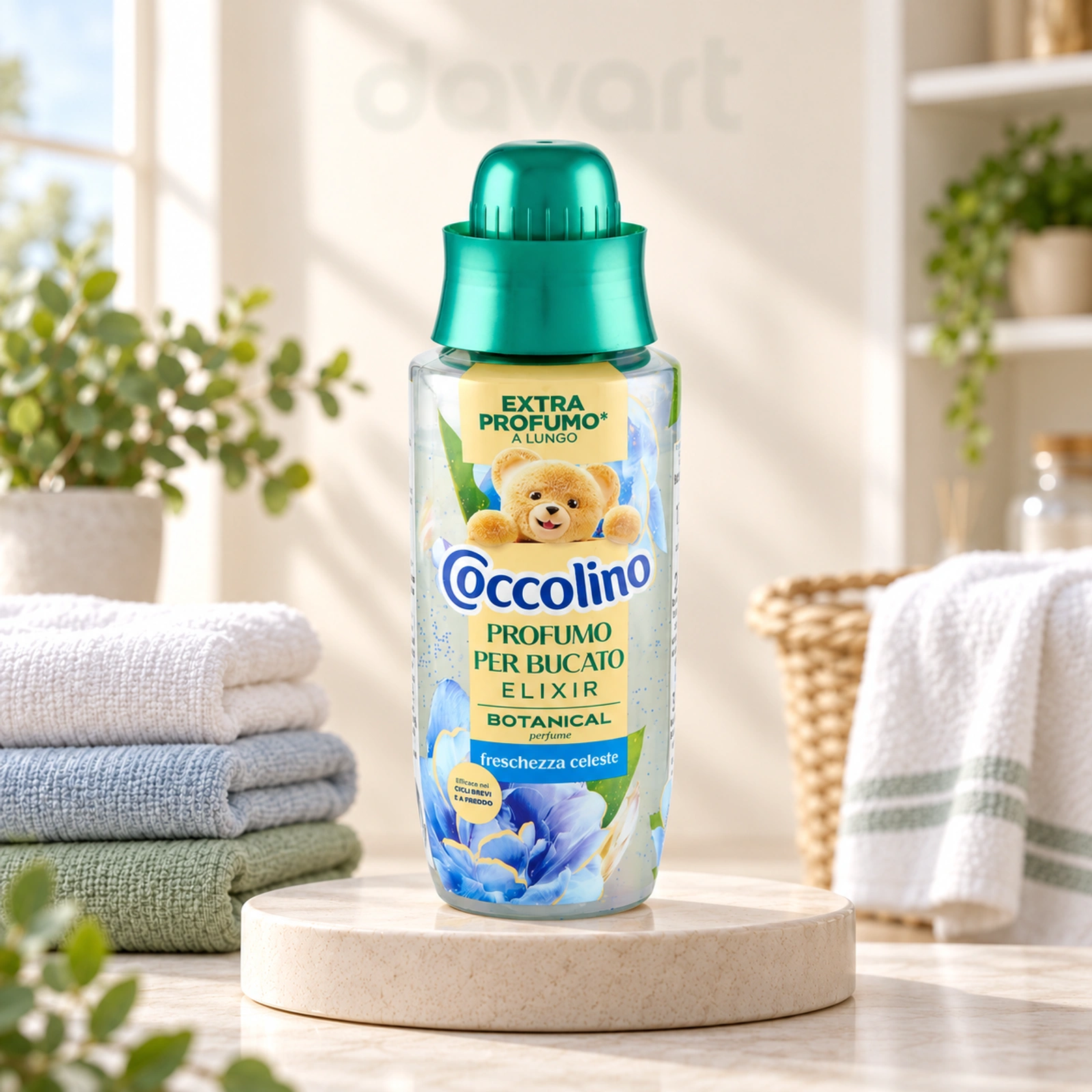 Coccolino Elixir Parfum Haine Freschezza Celeste, 342 ml, imagine de referință
