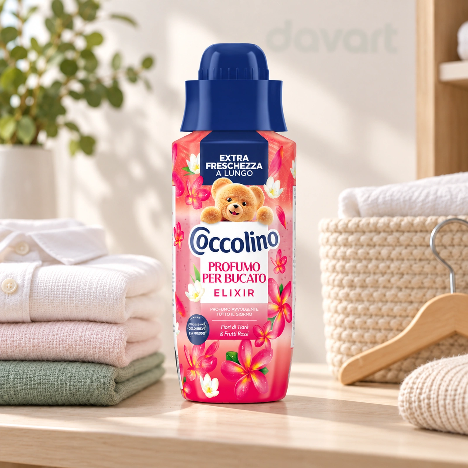 Coccolino Elixir Parfum Haine Fiori Di Tiare E Frutti Rossi, 342 ml, imagine de referință