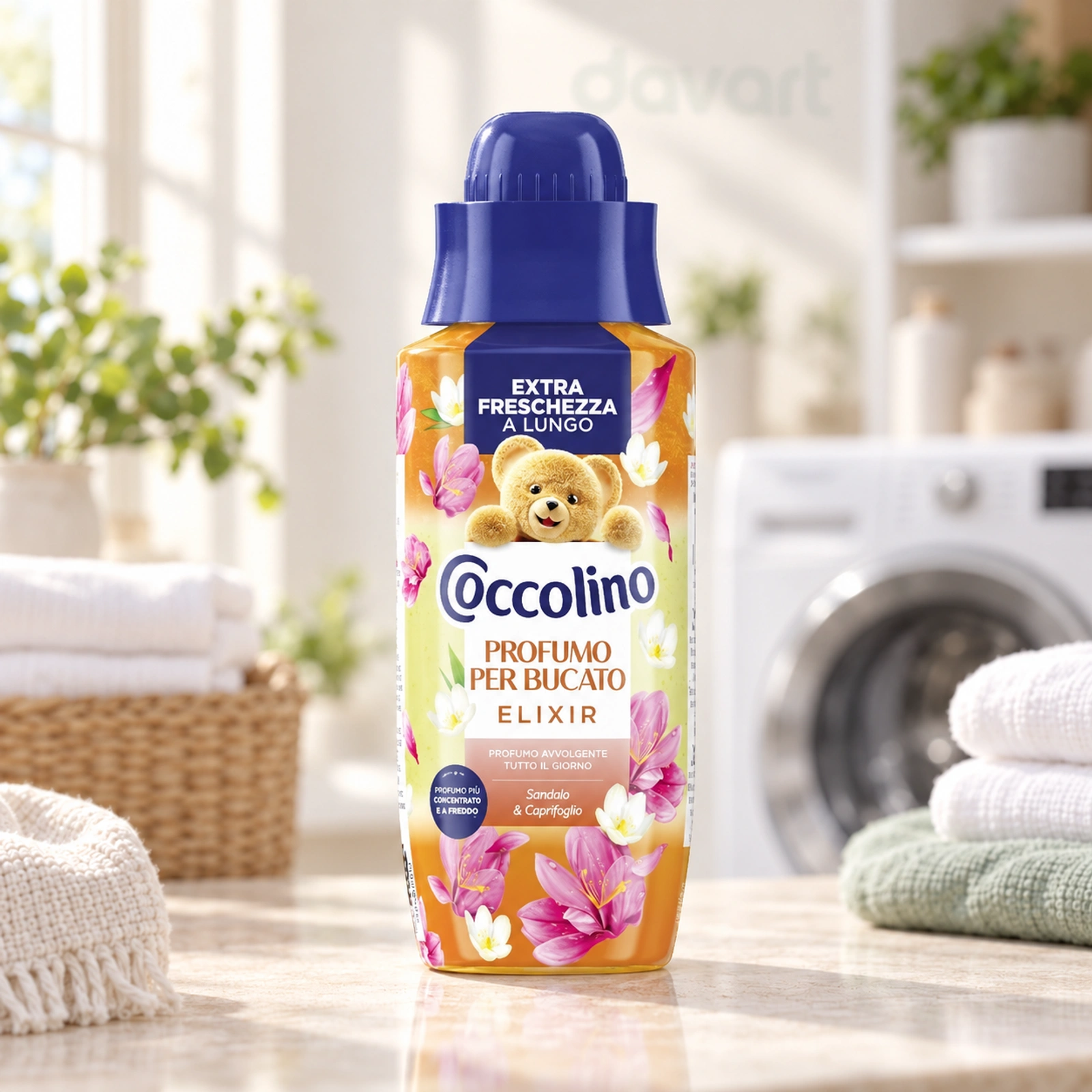 Coccolino Elixir Parfum Haine Sandalo E Caprifoglio, 342 ml, imagine de referință