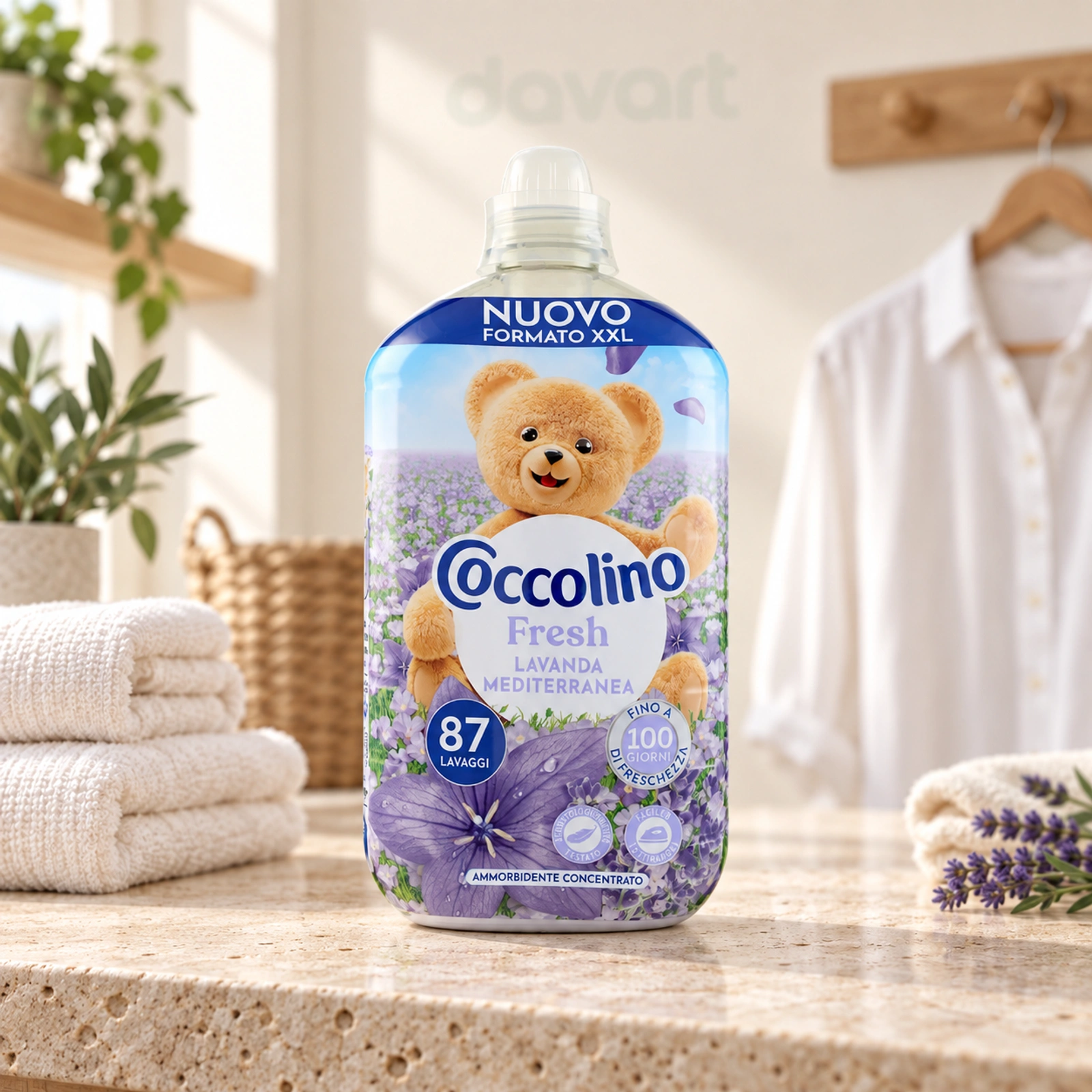 Coccolino Balsam Haine Lavanda Mediterranea, 1.827 l, imagine de referință