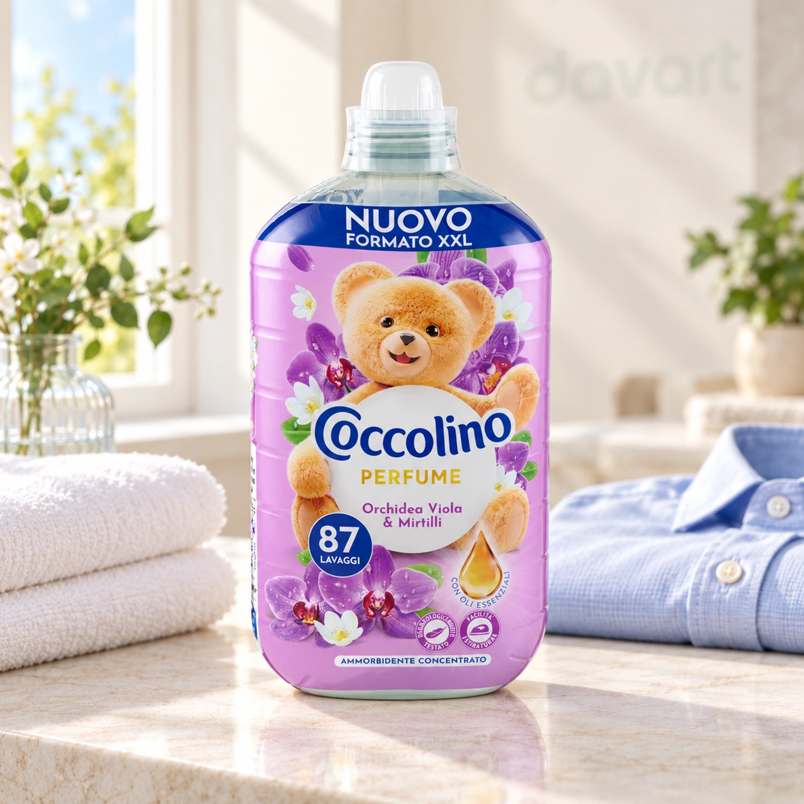Coccolino Balsam Haine Orchidea Viola E Mirtilli, 1.827 l, imagine de referință