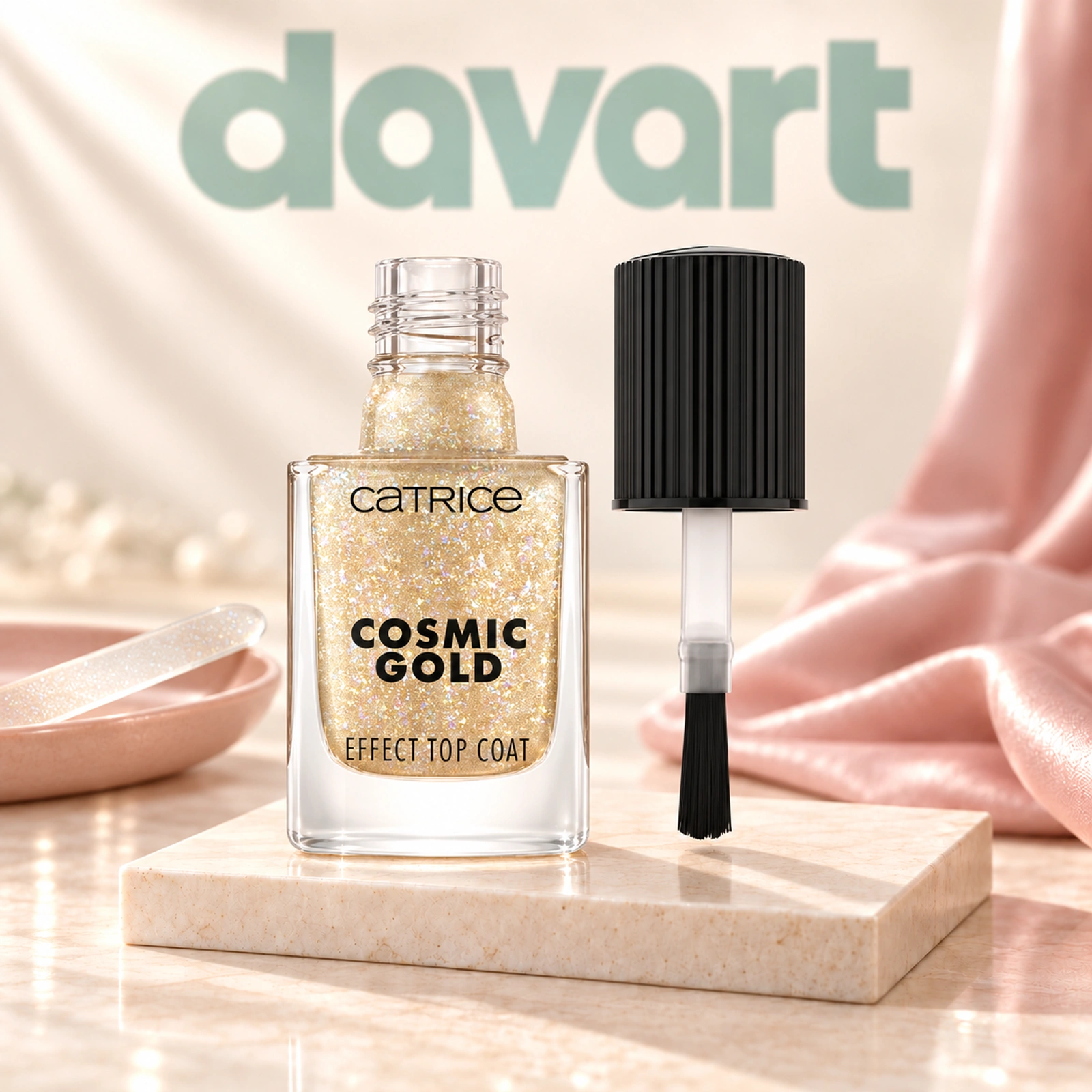 Catrice Cosmic Gold Effect Top Coat · 030, Format de verificat, imagine de referință