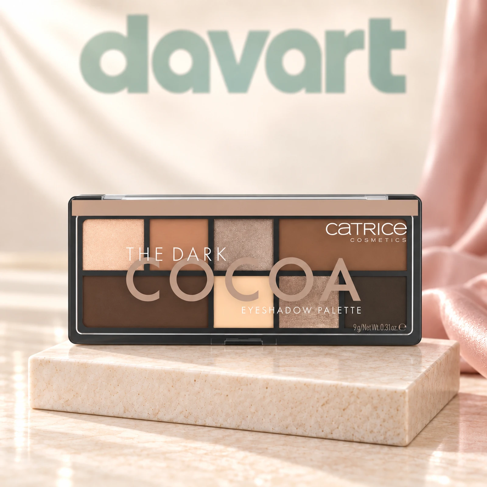 Catrice The Dark Cocoa Eyeshadow Palette, Format de verificat, imagine de referință