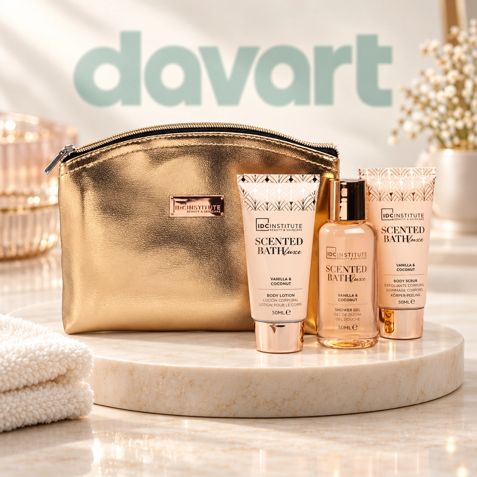 IDC Set Cadou Scented Bath Bronze Portfard · 12137, Format de verificat, imagine de referință