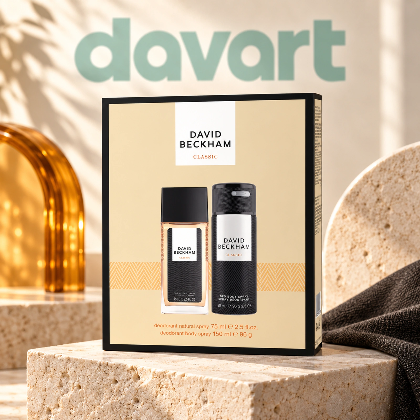 David Beckham Caseta Cadou · Classic-Dns75 ml + Deo 150 ml, Format de verificat, imagine de referință