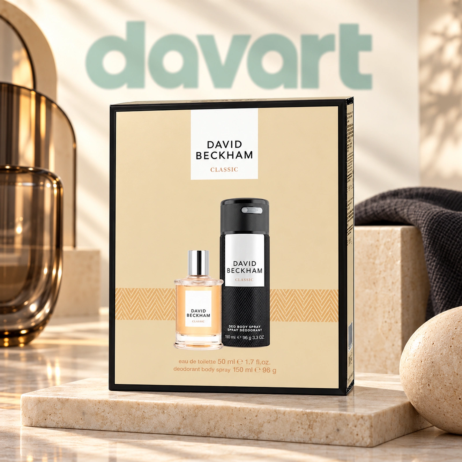 David Beckham CC EDT 50 ml + Deo 150 ml · Classic, 50 ml + 150 ml, imagine de referință