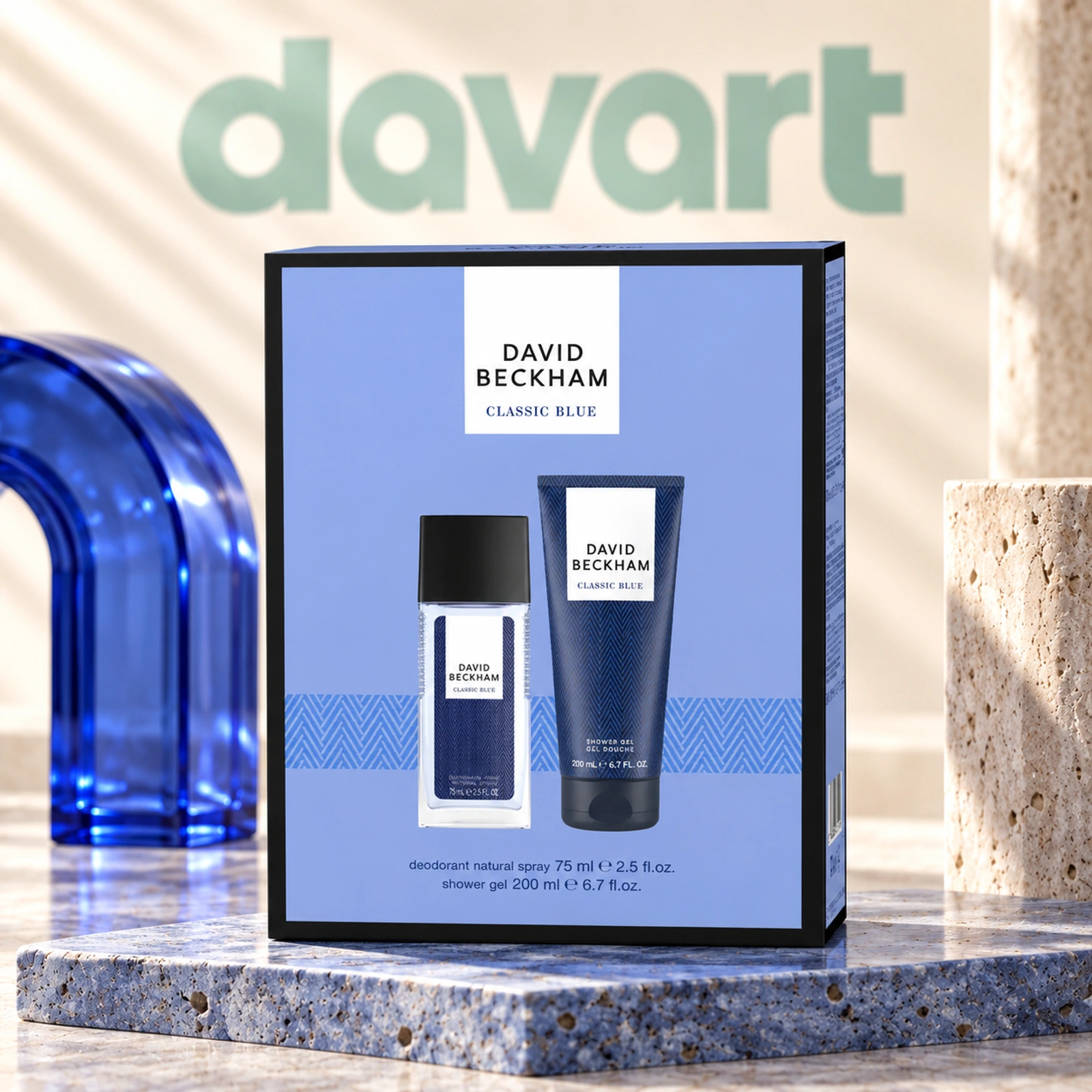 David Beckham Caseta Cadou · Classic Blue- Dns75 ml + Gd 200 ml, Format de verificat, imagine de referință