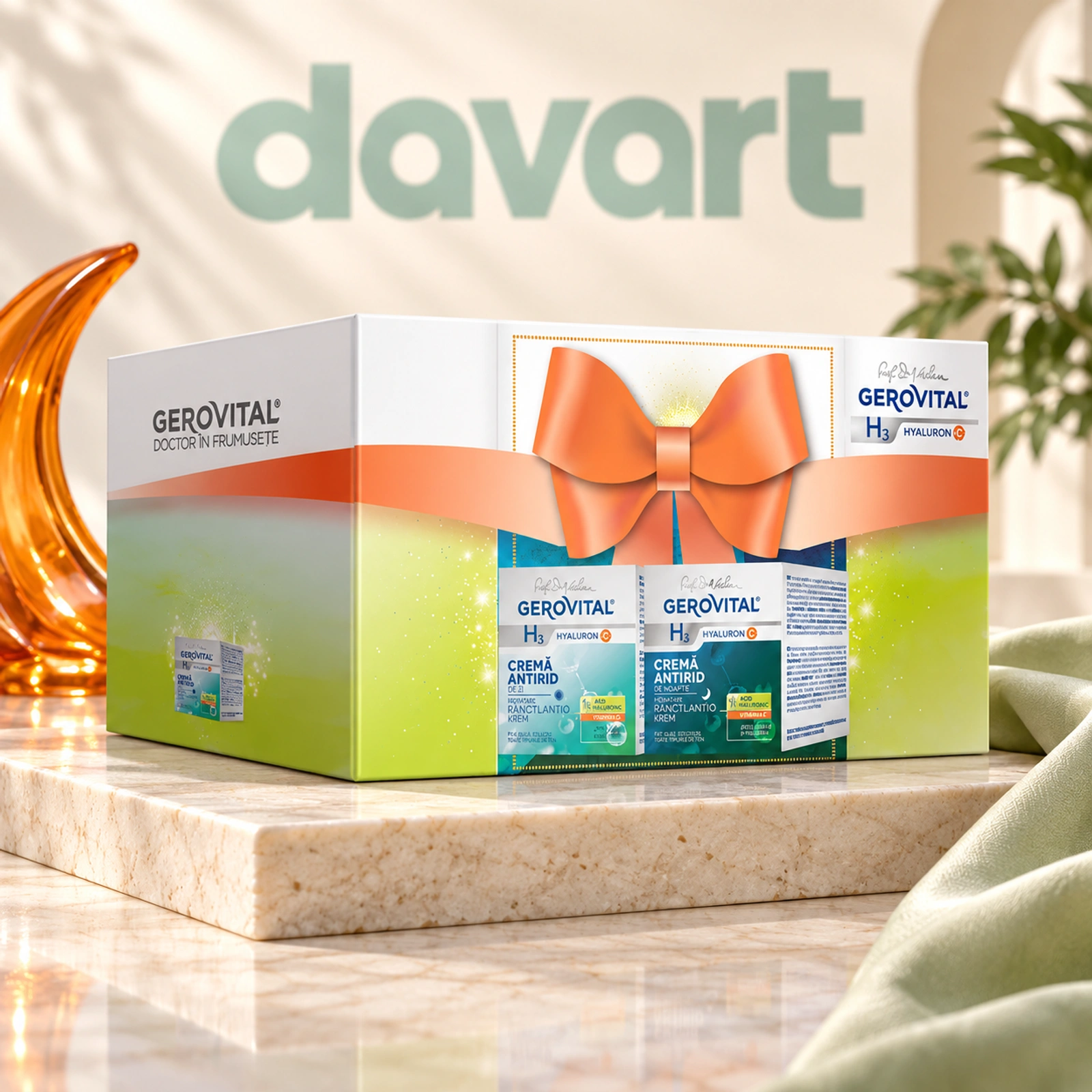 Gerovital Caseta Cadou 2 pcs · H3 Hyaluron C, 2 buc., imagine de referință