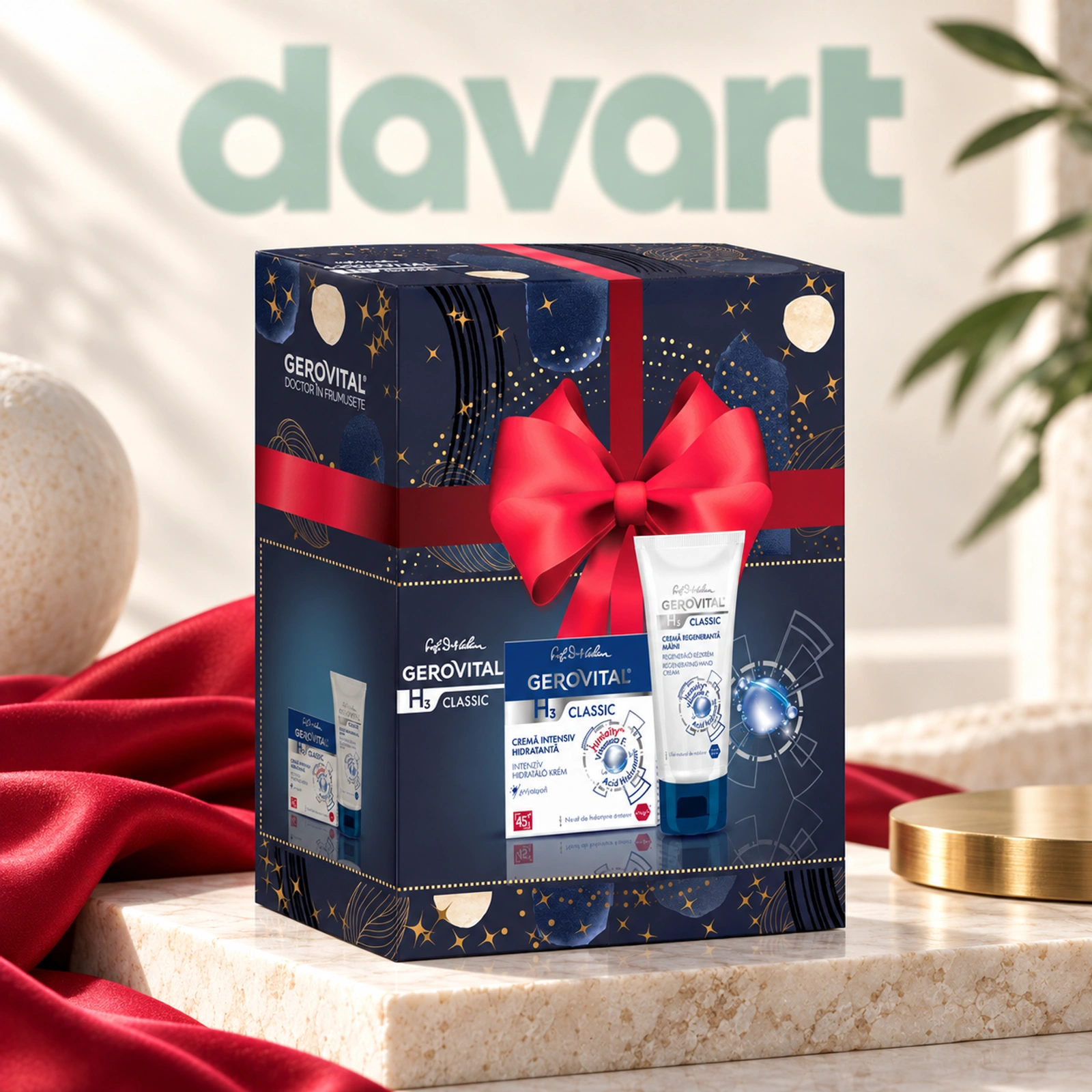 Gerovital Caseta Cadou 2 pcs · Crema Intensiv Hidratanta + Crema Maini, 2  buc., imagine de referință