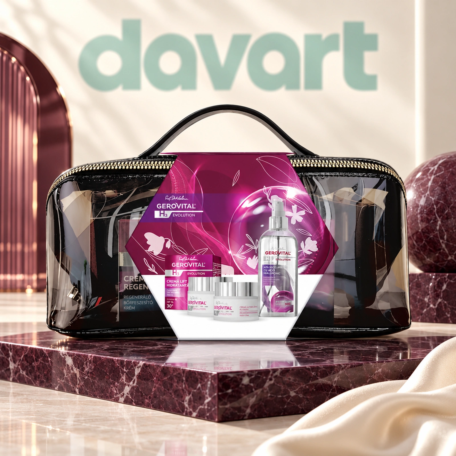 Gerovital Borseta Cadou 3 pcs · H3 Evolution, 3 buc., imagine de referință