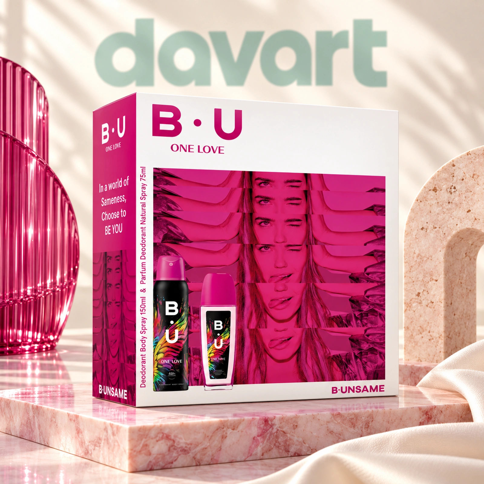 B.U. Dns75 ml + Deo 150 ml · One Love, 75 ml + 150 ml, imagine de referință
