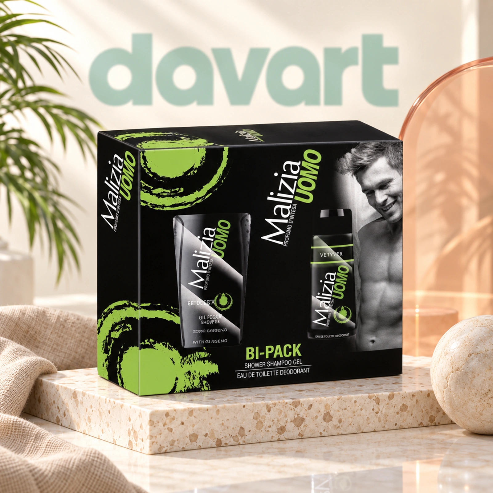 Malizia CC Deo 150 ml + Gd 250 ml · Vetyver, 150 ml + 250 ml, imagine de referință