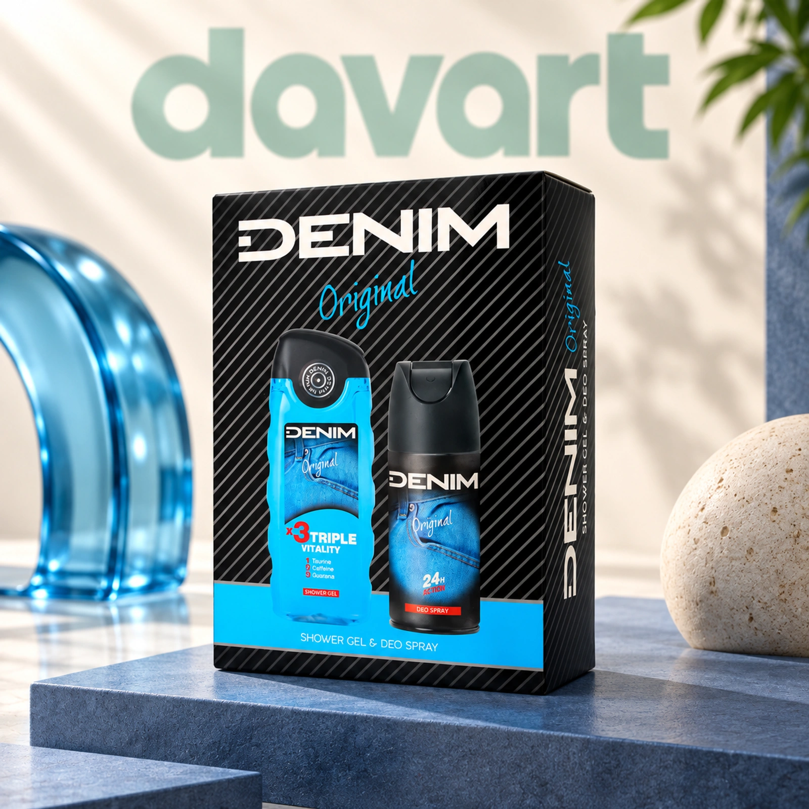 Denim Deo 150 ml + Sg 250 ml · Original, 150 ml + 250 ml, imagine de referință