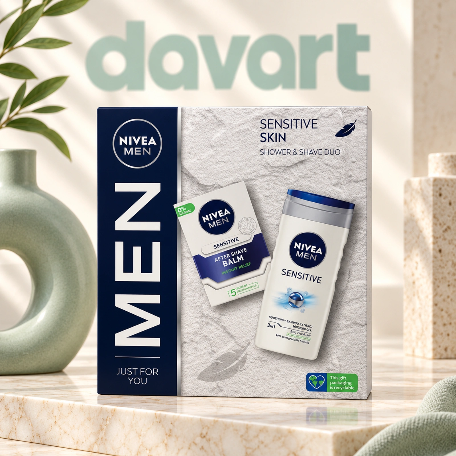 NIVEA CC Sensitive Skin 2 pcs · Balsam 100 ml + Gd 250 ml, 2 buc., imagine de referință