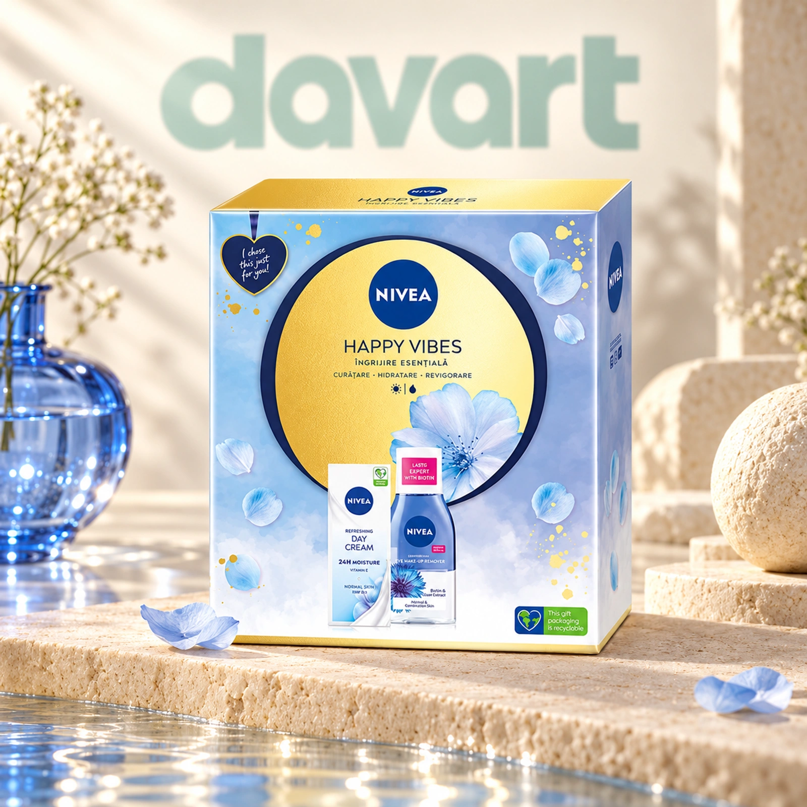 NIVEA CC Happy Vibes 2 pcs · Apa 125 ml + 50 ml, 2 buc., imagine de referință